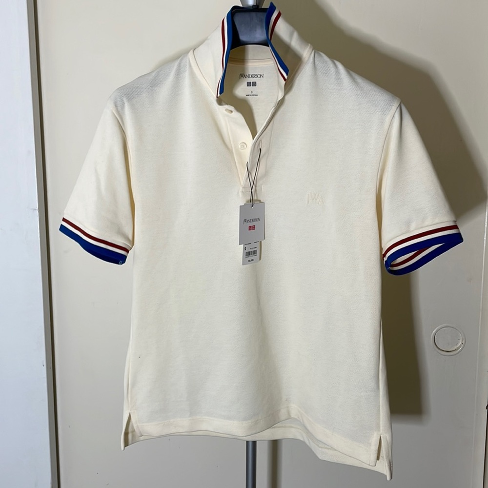 Uniqlo J Wanderson Polo Shirt | Size S | Cream | New with Tag